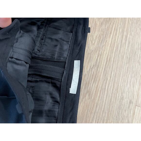 Jason Wu Black Dress Pants Womens 0 High Rise Virgin Wool Lined Pockets - Picture 4 of 5